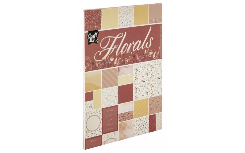 Blok A4 m. designs Florals 250 g. 24 s. 